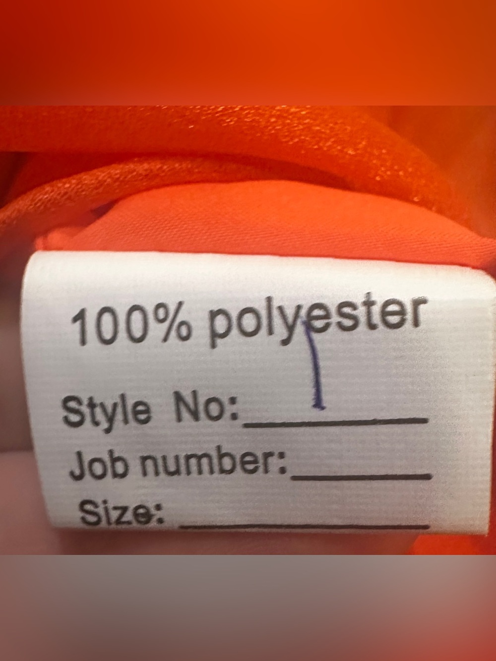 Orange Plunge Sheer V Formal Gown Size 6 Layered Tulle Evening Prom Dress - Picture 8 of 14